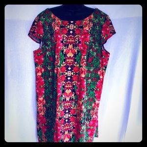 Madison Leigh Plus Size 22W Floral Print Dress.